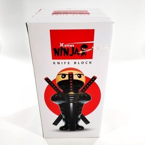 Kitchen Ninja Knife Block Set Bread, Chef's, & Utility Knifes New Open Box